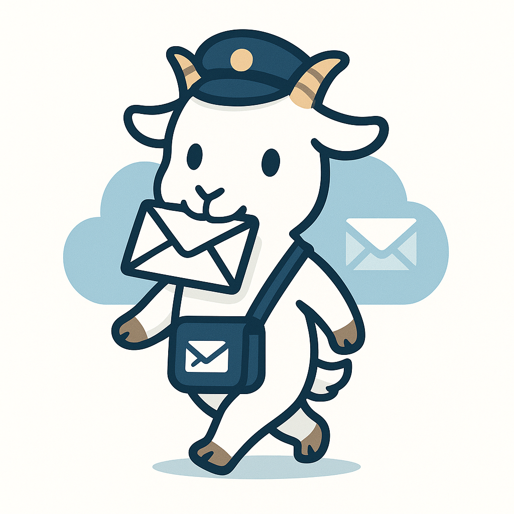 問い合わせメール OKURUN ロゴ