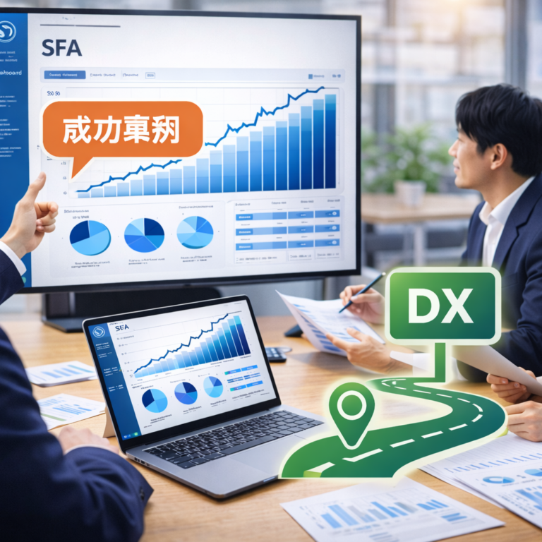 SFA導入の成功事例に学ぶ、営業DXの第一歩とは?